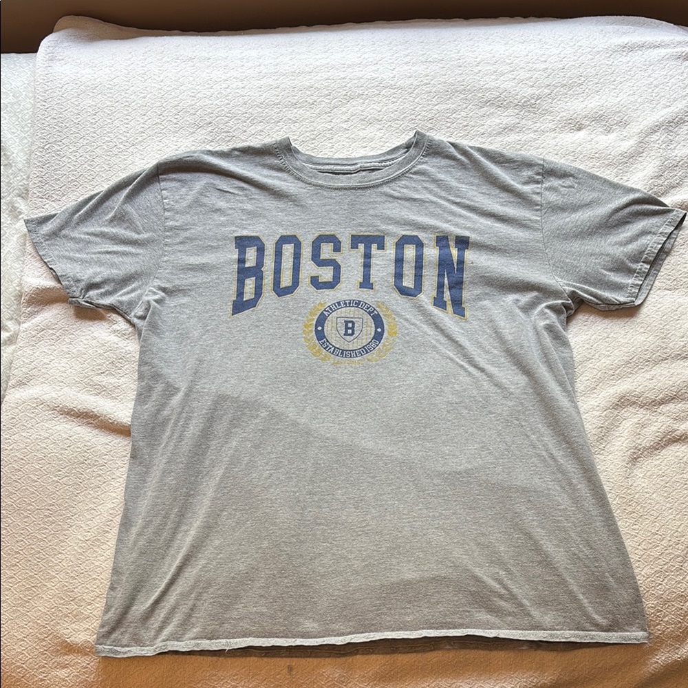 Boston Graphic Gray T-Shirt